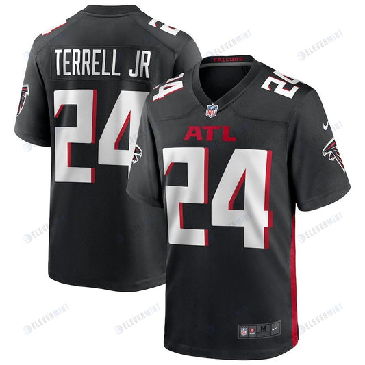 A.J. Terrell 24 Atlanta Falcons Men's Game Jersey - Black