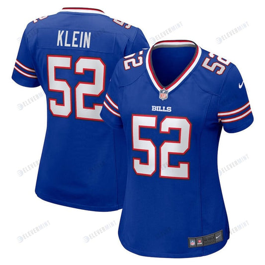 A.J. Klein 52 Buffalo Bills Women's Home Game Player Jersey - Royal
